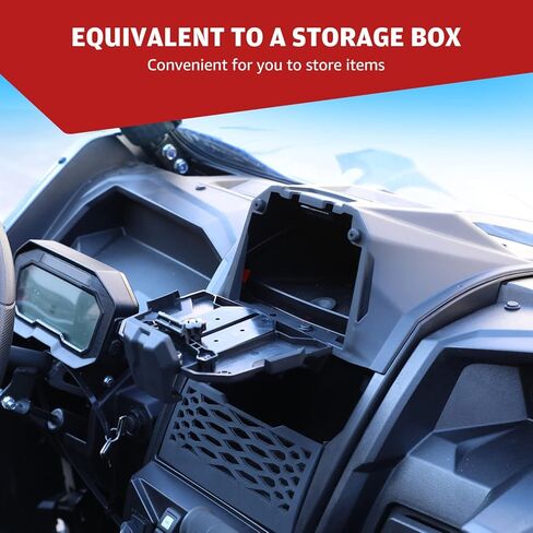 HAKA TOUGH Tablet Holder&Under Dash Net for KRX 1000, Electric Device Phone Ipad GPS Storage Mounts, Dashboard Mesh Plate for Kawasaki Teryx KRX 1000 2020-2023 Accessories,Replace OEM#99994-1340 in Kuwait