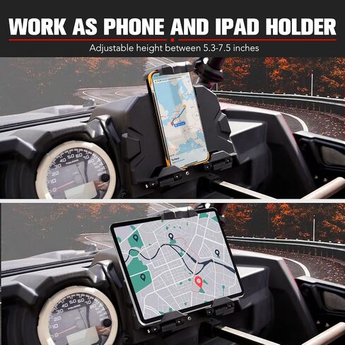 HAKA TOUGH Tablet Holder&Under Dash Net for KRX 1000, Electric Device Phone Ipad GPS Storage Mounts, Dashboard Mesh Plate for Kawasaki Teryx KRX 1000 2020-2023 Accessories,Replace OEM#99994-1340 in Saudi Arabia
