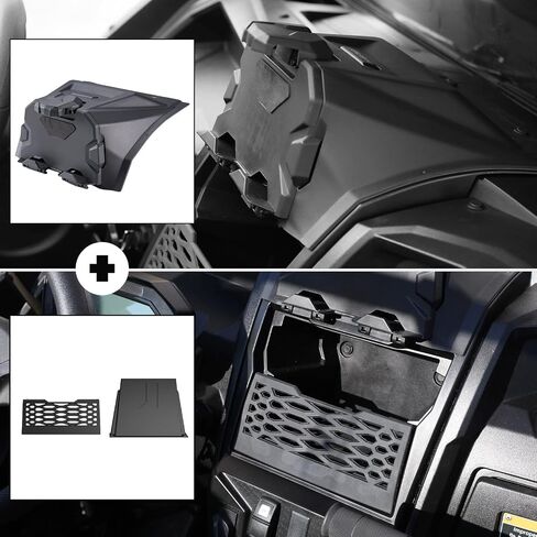 HAKA TOUGH Tablet Holder&Under Dash Net for KRX 1000, Electric Device Phone Ipad GPS Storage Mounts, Dashboard Mesh Plate for Kawasaki Teryx KRX 1000 2020-2023 Accessories,Replace OEM#99994-1340 in Saudi Arabia