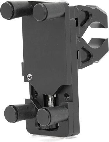 Perfect Squeeze Motorcycle Phone Mount and Handlebar Clamp Bundle | Industrial Off-Road Dirt Bike Phone Mount | All Metal CNC Machined | 90 lbs of Clamping Force | Made in The USA in Saudi Arabia