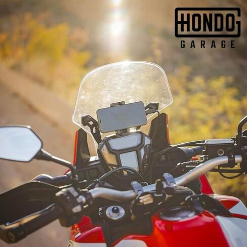 Perfect Squeeze Motorcycle Phone Mount and Handlebar Clamp Bundle | Industrial Off-Road Dirt Bike Phone Mount | All Metal CNC Machined | 90 lbs of Clamping Force | Made in The USA in Saudi Arabia