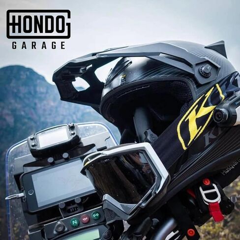 Perfect Squeeze Motorcycle Phone Mount and Handlebar Clamp Bundle | Industrial Off-Road Dirt Bike Phone Mount | All Metal CNC Machined | 90 lbs of Clamping Force | Made in The USA in Saudi Arabia
