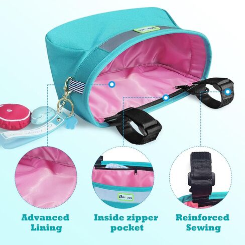 RAYMACE Kids Bike Basket,Children's Bike Basket Front,Waterproof Bicycle Basket Handlebar Bag for Girls,Boys Toddlers Bike or Scooter Accessories in Saudi Arabia