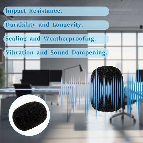 12 Pcs Microphone Cover, Microphone Covers Foam, Microphone Windscreen, Mic Cover, Mic Covers for Microphones Suitable for Most Standard Handheld Microphone in Saudi Arabia