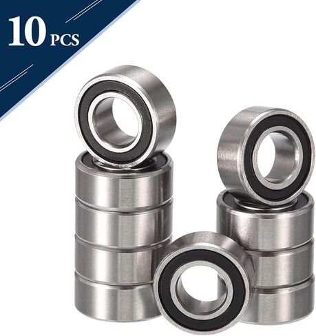 MR104-2RS Deep Groove Ball Bearings, ID 4mm x OD 10mm x Width 4mm Miniature Bearings, Double Rubber Sealed Ball Bearing Pre-Lubricated Chrome Steel Z2 Lever 10pcs in Saudi Arabia