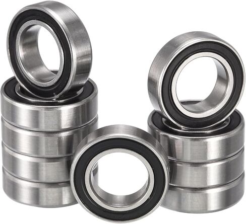 MR104-2RS Deep Groove Ball Bearings, ID 4mm x OD 10mm x Width 4mm Miniature Bearings, Double Rubber Sealed Ball Bearing Pre-Lubricated Chrome Steel Z2 Lever 10pcs in Saudi Arabia