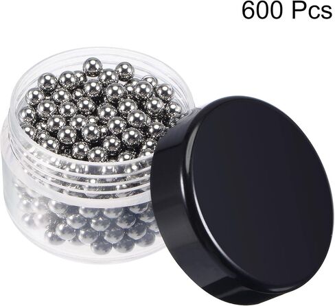 uxcell 300pcs 4mm 304 Stainless Steel Bearing Balls G100 Precision Metal Cleaning Ball in Saudi Arabia