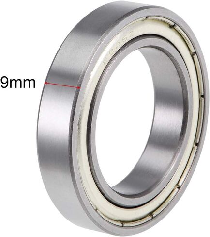 uxcell 695ZZ Deep Groove Ball Bearings Z2 5mm X 13mm X 4mm Double Shielded Carbon Steel 2pcs in Saudi Arabia