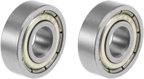 uxcell 695ZZ Deep Groove Ball Bearings Z2 5mm X 13mm X 4mm Double Shielded Carbon Steel 2pcs in Saudi Arabia
