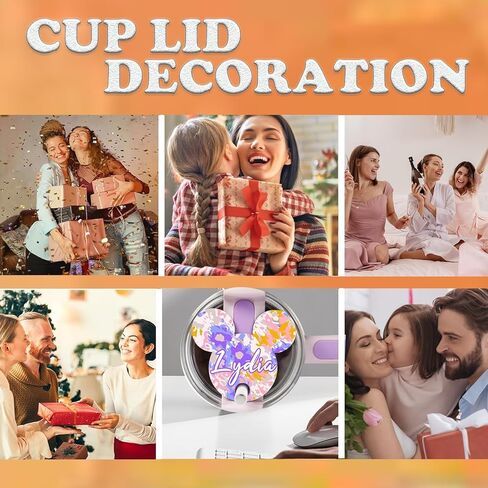 20 قطعة لوحة اسم التسامي الفراغات الاكريليك + 4 أوراق الأشعة فوق البنفسجية DTF كأس التفاف نقل لستانلي 40 أوقية، فراغات التسامي لوحة اسم DIY شخصية اسم التسامي الملحقات العلامة in Kuwait