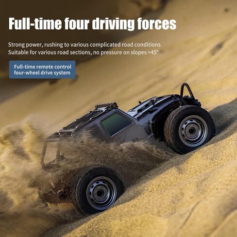 GoolRC 16103 RC Cars, 1:16 Scale Remote Control Car, 4WD High Speed Off Road RC Truck, 2.4Ghz All Terrains RC Rock Crawler with LED Light, Electric Toys Vehicle for Kids and Adults (White) in Saudi Arabia