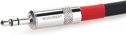 MOBOREST XLR إلى 3.5 مم كابل ميكروفون XLR سبليتر، XLR ذكر إلى 3.5 مم 1/8 ذكر TRS ستيريو صغير جاك AUX كابل توصيل سلك صوت ميكروفون (1.6 قدم) in Kuwait