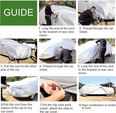 Ayaport Gust حزام غطاء السيارة الأشرطة واقي الرياح حامي سوبر قوية بنجي الحبال غطاء سيارة آمن في الرياح العالية تناسب معظم السيارات in Kuwait