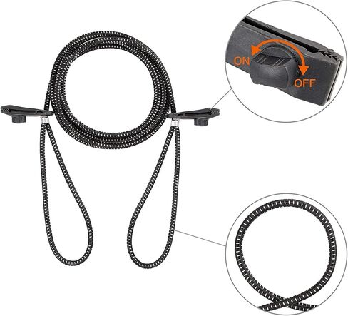 Ayaport Gust حزام غطاء السيارة الأشرطة واقي الرياح حامي سوبر قوية بنجي الحبال غطاء سيارة آمن في الرياح العالية تناسب معظم السيارات in Kuwait