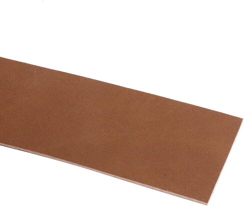 Oedema Leather Strap Light Brown Leather Strip 78-Inch Length, 1.47-Inch Width, for Bag, Jewelry, DIY Project in Saudi Arabia