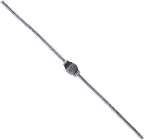NTE Electronics 1N5060 صمام ثنائي زينر لتصحيح السيليكون سريع الاسترداد، سلك محوري، 1 وات، 5% تسامح، 400 فولت (عبوة من 10) in Kuwait