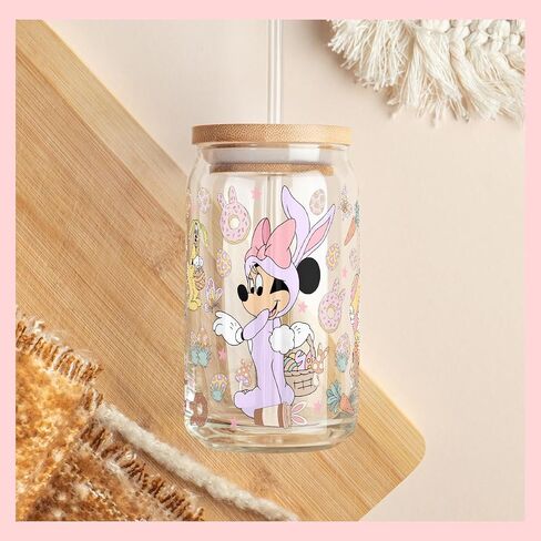 5 Sheets UV DTF Cup Wrap for 16 OZ Libbey Glass Cups, Cute Cartoon Wipe-Off Stickers Waterproof Crafting Cup Decal for DIY Your Holiday Gift (Style 11) in Saudi Arabia