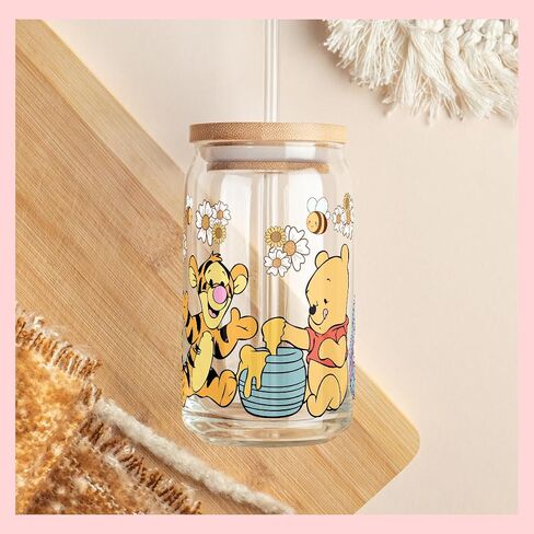 5 Sheets UV DTF Cup Wrap for 16 OZ Libbey Glass Cups, Cute Cartoon Wipe-Off Stickers Waterproof Crafting Cup Decal for DIY Your Holiday Gift (Style 11) in Saudi Arabia