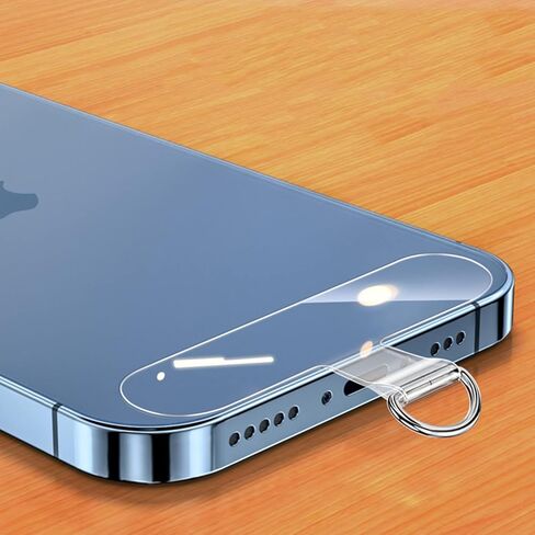 علامة تبويب حبل الهاتف، 8 قطع من رقعة حبل الهاتف العالمي بدون لاصق، وسادة بديلة لرقعة حبل الهاتف مع حلقة معدنية لحزام الهاتف الخلوي. (شفاف) in Kuwait