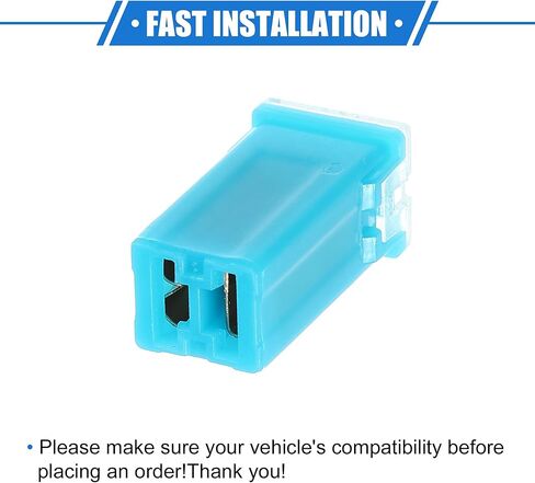 6 Pcs Standard Box Shaped Fuse 20 Amps, Universal for Pickup Trucks Cars SUV Durable Plastic Metal Blue in Saudi Arabia