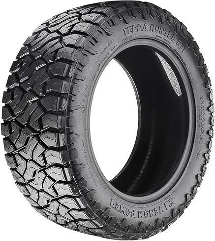 Venom Power Terra Hunter R/T+ R/T Truck/SUV All-Terrain Mud Off-Road إطار قطري-275/55R20 275/55/20 275/55-20 117T نطاق تحميل XL 4-Ply BSW جدار جانبي أسود in Saudi Arabia