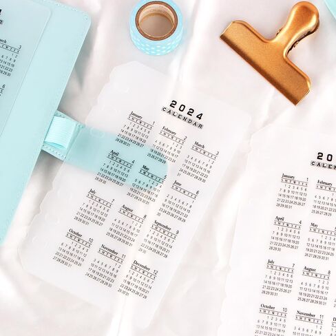 2 ورقة 2024 فواصل الموثق التقويم a6 إدراج الموثق PP متجمد شفاف a6 إدراج مخطط 6 حفرة البلاستيك الموثق مقسم فواصل مؤشر دفتر الملاحظات in Kuwait