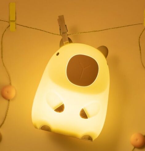 كابيبارا ضوء الليل الصغير للأطفال، مصابيح حيوانات لطيفة تعمل باللمس in Kuwait