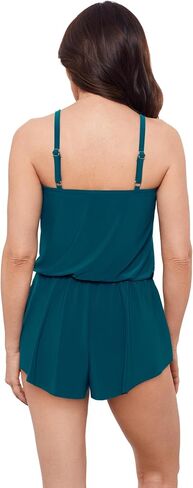 Women's Standard Keyhole Blouson Romper in Saudi Arabia