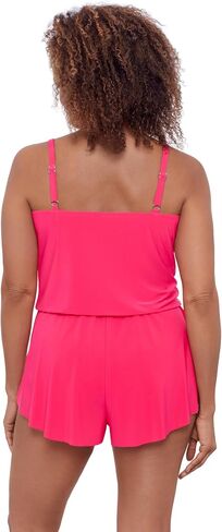 Women's Standard Keyhole Blouson Romper in Saudi Arabia