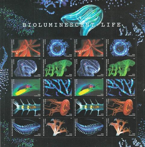 Forever Stamp: Bioluminescence (1 Sheets (20 Stamps)) in Saudi Arabia