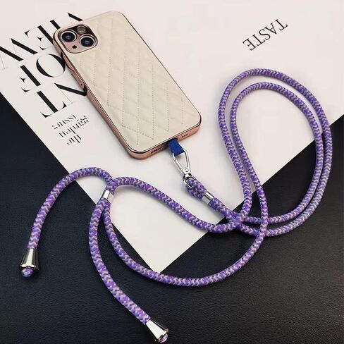 2x Cell Phone Lanyard, Universal Crossbody Patch Phone Lanyards,Adjustable Nylon Phone Lanyards for Around The Neck in Saudi Arabia