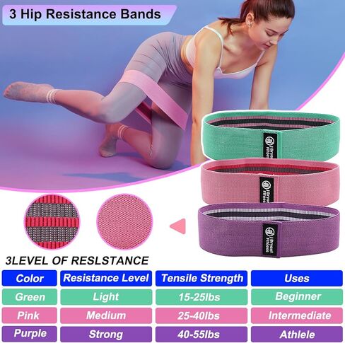 طقم وسادة أثقال اللياقة البدنية من J Bryant مع أشرطة للكاحل لمقاومة آلة الكابلات وحزام الورك للتمرينات الغنيمة وأشرطة رفع الأثقال، وسادة القرفصاء السميكة مع حقيبة لضغط الورك والقرفصاء وتمارين الضغط على مقاعد البدلاء in Kuwait