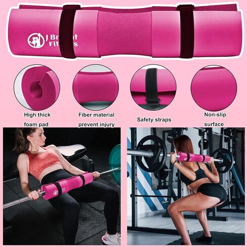 طقم وسادة أثقال اللياقة البدنية من J Bryant مع أشرطة للكاحل لمقاومة آلة الكابلات وحزام الورك للتمرينات الغنيمة وأشرطة رفع الأثقال، وسادة القرفصاء السميكة مع حقيبة لضغط الورك والقرفصاء وتمارين الضغط على مقاعد البدلاء in Kuwait