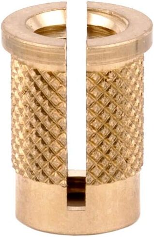 E-Z LOK 260-4-RS حشوة ملولبة للبلاستيك - فتحة عكسية - نحاس - 1/4-20 (عبوة من 25 قطعة) in Saudi Arabia