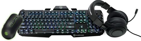 IOGEAR Kaliber Gaming Complete RGB Gaming Pack - Black GKMHKIT3 in Saudi Arabia