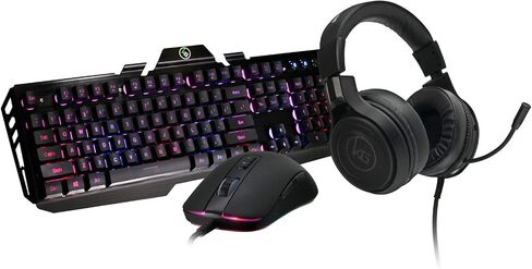 IOGEAR Kaliber Gaming Complete RGB Gaming Pack - Black GKMHKIT3 in Saudi Arabia