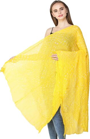 Dupatta from Jodhpur with Tie-dye Print in Saudi Arabia