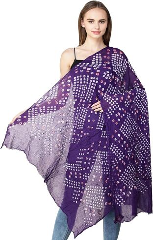 Dupatta from Jodhpur with Tie-dye Print in Saudi Arabia