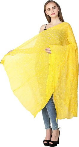 Dupatta from Jodhpur with Tie-dye Print in Saudi Arabia