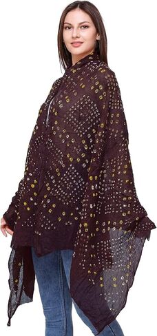 Dupatta from Jodhpur with Tie-dye Print in Saudi Arabia
