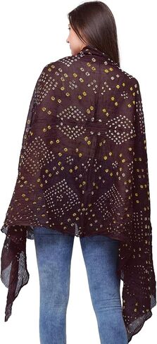 Dupatta from Jodhpur with Tie-dye Print in Saudi Arabia