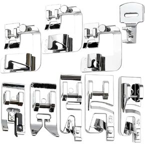 9 Pcs Sewing Machine Presser Foot Kit, Sewing Machine Feet for Low Shank SewingMachine, Snap on Feet Compatible with Singer, Brother, Janome, Babylock, Juki, Kenmore in Kuwait