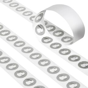 50 Pcs NFC Tags with NTAG215 Chip, 25mm NFC Adhesive Stickers, RFID Stickers with Rewritable 504 Bytes Memory, Compatible with All NFC-Enabled Devices in Saudi Arabia