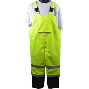 212 Main ANSI-ISEA 107-2015 Class E Waterproof Quilted Thermal Bib Rain Pants, 4X in Kuwait
