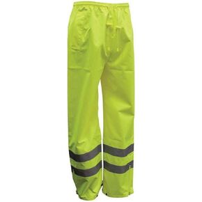 212 Main Hi-Vis Yellow Polyester Unisex Rain Pants 2XL in Kuwait