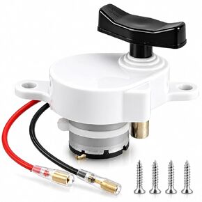 استبدال محرك رفع فتحة السقف K6010-81 RV لسلسلة B Dometic Fan-Tastic، محرك تنفيس 17 دورة في الدقيقة يناسب الطرازات 807350 و803350، يستبدل K6050-81 K6050-80 وAutotrol 200-0535A، غطاء أبيض in Kuwait