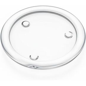 Clear Glass Pillar Candle Holder Plates 4 Inch Round Glass Candle Plate Small Flat Candle Tray for Dining Table Centerpiece Wedding Spa Home Party Decoration (36 Pieces) in Kuwait