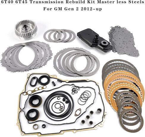 MAD HORNETS 6T40 6T45 Transmission Rebuild Kit Master less Steels For GM Gen 2 2012-up in Kuwait