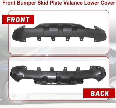 SecosAutoparts Bumper Lower Skid Plate Valance Cover Front Compatible with GMC Sierra 1500 2016 2017 2018 2019 Replace# GM1015123, 23243494 in Kuwait