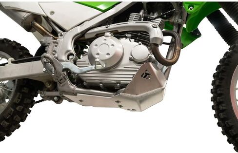 TUSK Aluminum Skid Plate Silver for Kawasaki KLX140R L 2021-2025 in Kuwait